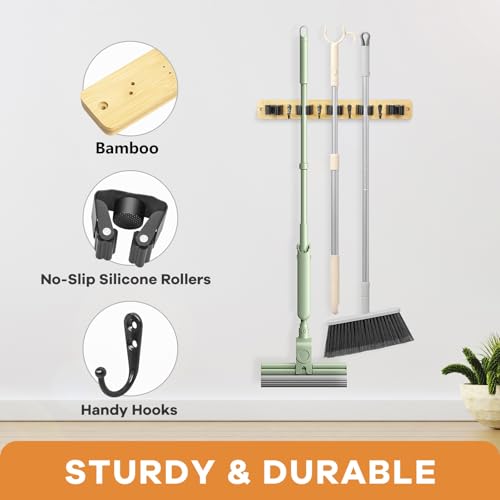 Broom Holder Wall Mount