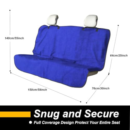 Back Seat Cover for Car Trucks Van SUV Jeep