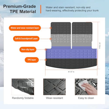 6&7 Seats Cargo Mat Trunk Mat Compatible with 2020