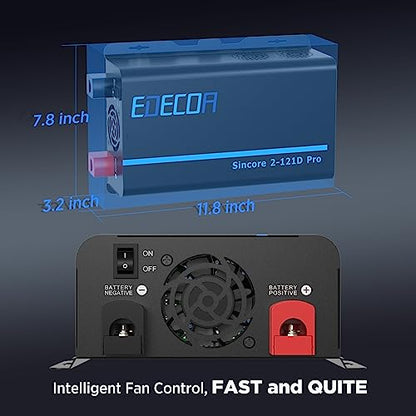 Pure Sine Wave Inverter 1200W 12V DC to 110V AC