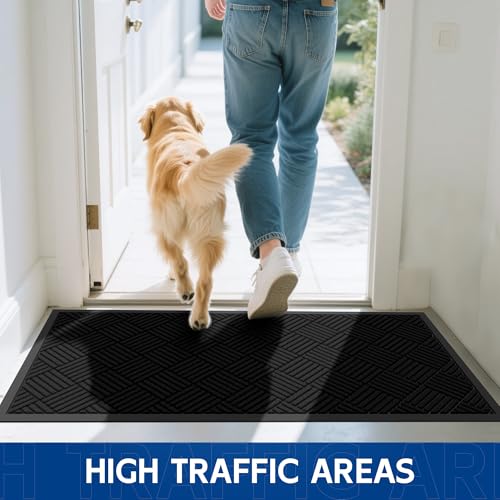 Durable Indoor Outdoor Door Mat (12 Sq Ft)
