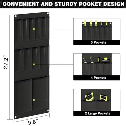 Power Tool Organizer Cart with Charging Station
