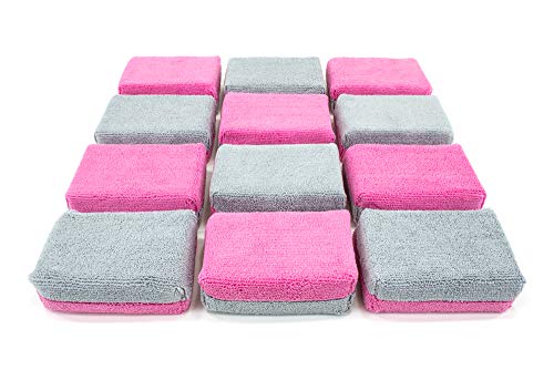 Thick [Saver Applicator Terry] Ceramic Coating Applicator Sponge (12 Count)