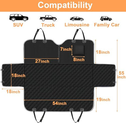 Dog Car Seat Cover for Back Seat