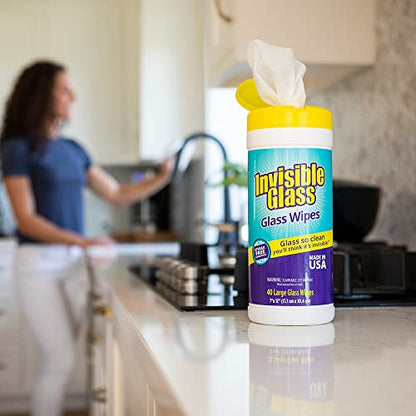 90160 Glass Cleaning Wipes (40 Count)