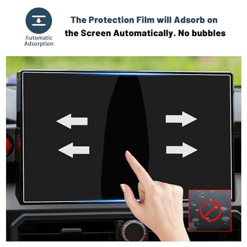 Screen Protector for Toyota Tacoma 14" Radio Touchscreen 9HD Tempered Glass Compatible with 2024 2025 2026 Toyota Tacoma SR
