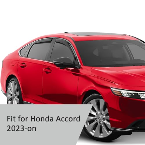 in Channel Extra Durable Rain Guards for Honda Accord 2023 (4 Count)