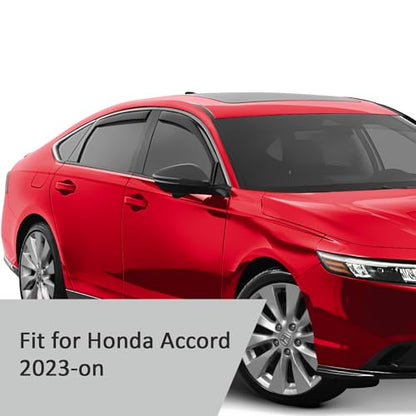 in Channel Extra Durable Rain Guards for Honda Accord 2023 (4 Count)