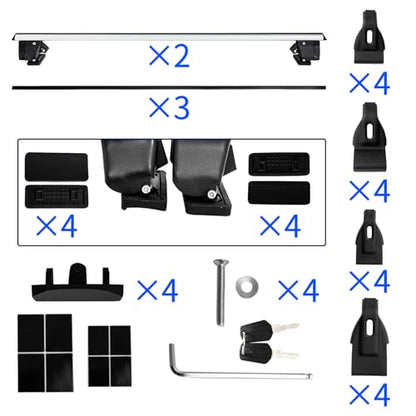 Universal 55" Roof Rack Cross Bars