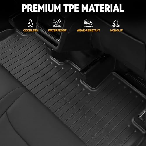 Floor Mats for 2025 2026 Tesla Model Y Juniper Accessories (6 Count)