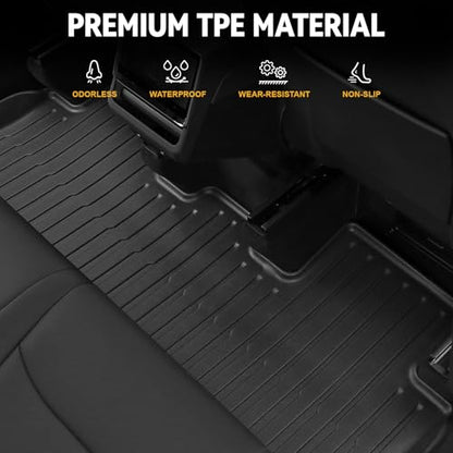 Floor Mats for 2025 2026 Tesla Model Y Juniper Accessories (6 Count)