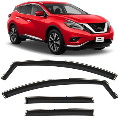 in Channel Extra Durable Rain Guards for Nissan Murano 2015