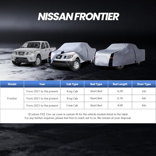 Multi Layer Nissan Frontier Truck Cover