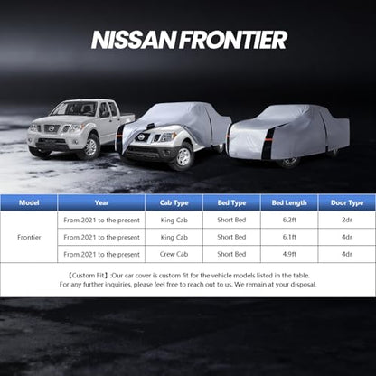 Multi Layer Nissan Frontier Truck Cover