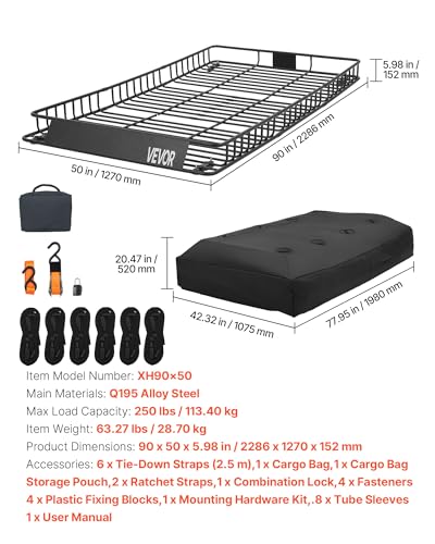 Roof Rack Cargo Basket