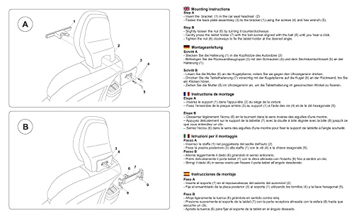 Car Tablet Holder Compatible for Volvo XC90 XC60 V90 V60 S90 S60