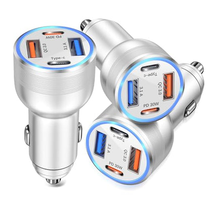 USB C Car Charger (3 Count)