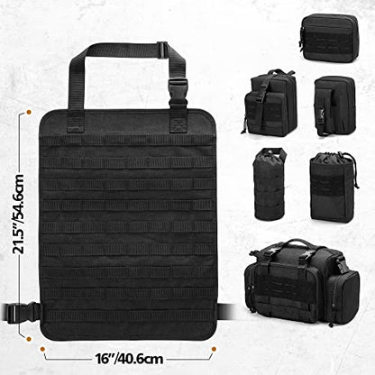 6 Pack Tactical Car Seat Back Organizer for Truck (6 Count)