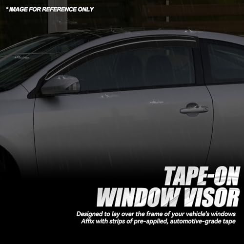 2PCS Tape On Window Visors for 2005 (2 Count)