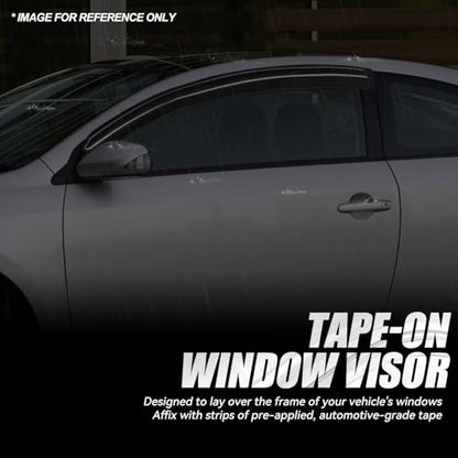 2PCS Tape On Window Visors for 2005 (2 Count)