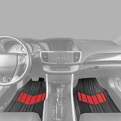 Rubber Car Floor Mats All Weather Waterproof 4