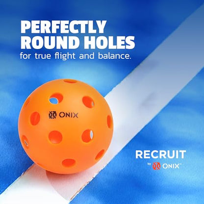 Recruit Ready‑to‑Play Indoor Pickleball Balls (3 Count)