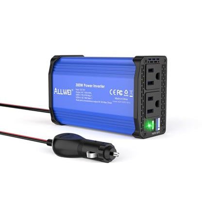 300W Car Power Inverter 12V DC to 110V AC Car Inverter