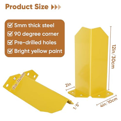 12" Pallet Rack Post Protectors
