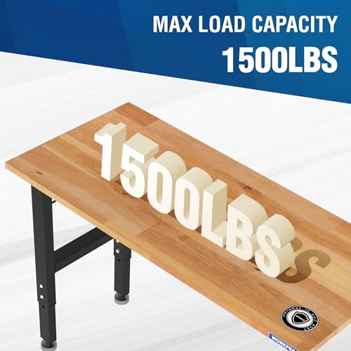Adjustable Garage Workbench