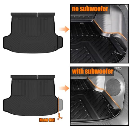 All Weather Floor Mats Cargo Mat for 2026 2025 Acura ADX (4 Count)