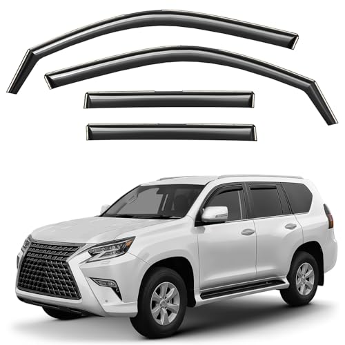 Window Deflectors Smoke Tinted in (4 Count)