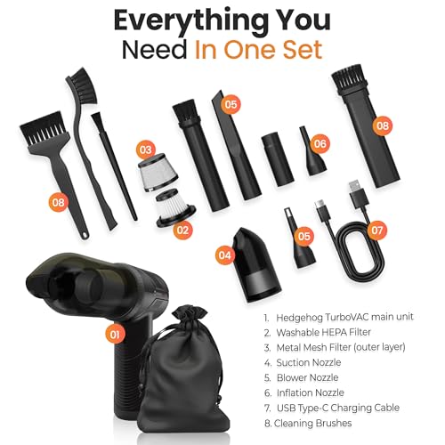 TurboVAC 3 in 1 Portable Car Vacuum Cleaner
