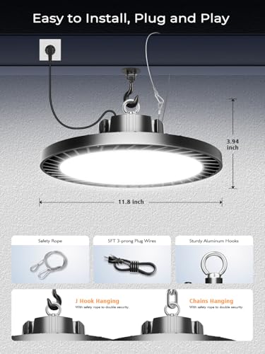 250W UFO LED High Bay Light (6 Count)