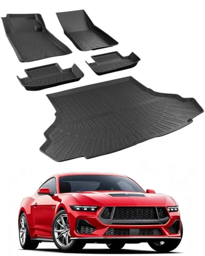 Car Floor Mats for Ford Mustang 2015 (5 Count)