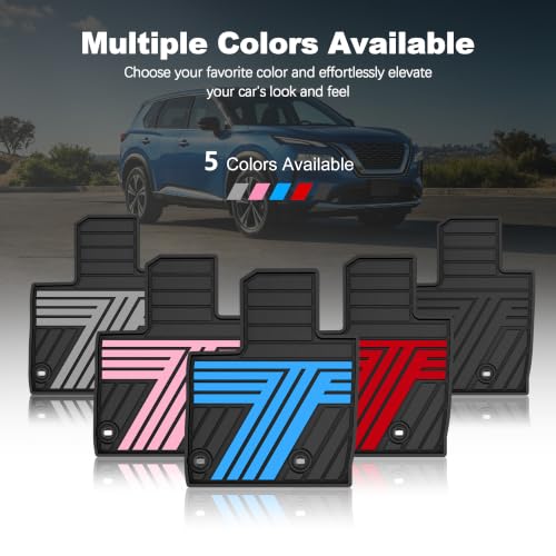 Rubber Floor Mats for Nissan Rogue 2021