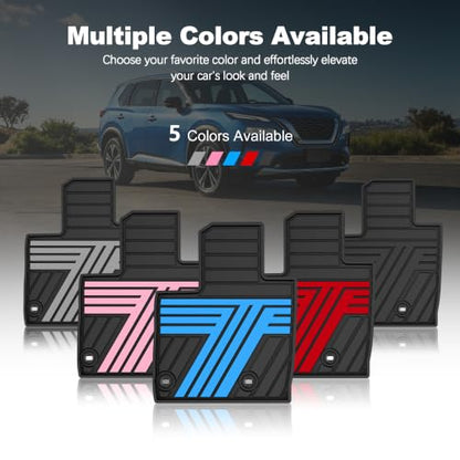 Rubber Floor Mats for Nissan Rogue 2021