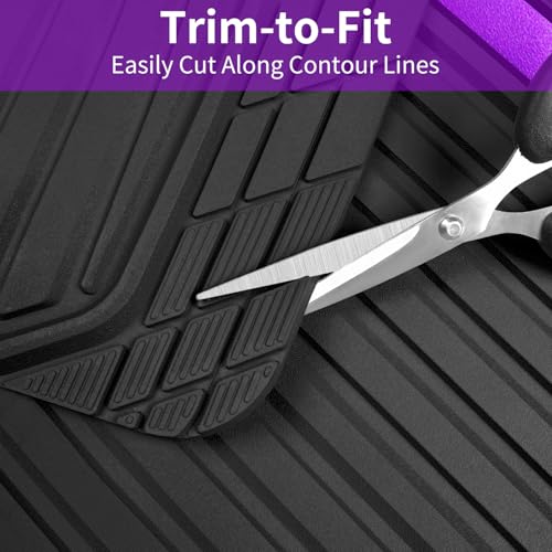 Heavy Duty Rubber Car Mats Metallic