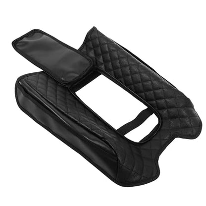 Upgraded Car Center Console Cover for Hummer EV Accessories Microfiber Leather Car Armrest Cover Cushion with Storage Bags Car Armrest Storage Box for Hummer EV Pickup SUV 2022
