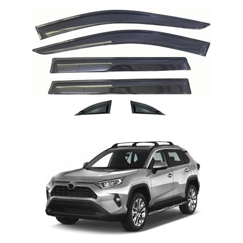 Outside Rain Guards Compatible with Toyota RAV4 20 (4 Count)