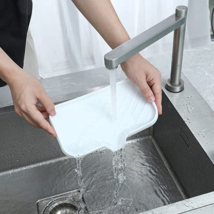 Silicone Soap Dish with Drain Spout