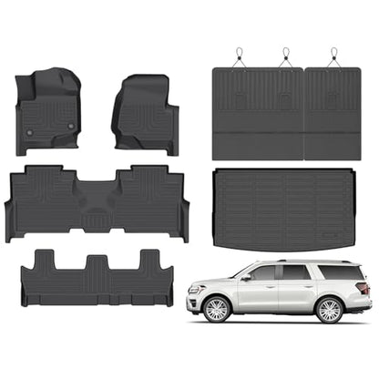for Ford Expedition MAX Floor Mats 2024 2023 2022 2021