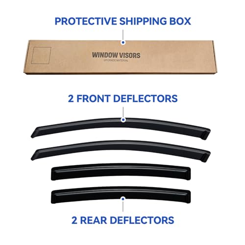 Window Visors Rain Guards for 2016 2017 2018 2019 Chevrolet