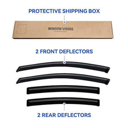 Window Visors Rain Guards for 2016 2017 2018 2019 Chevrolet