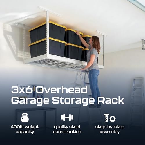 MonsterRax 3x6 Overhead Garage Storage Rack