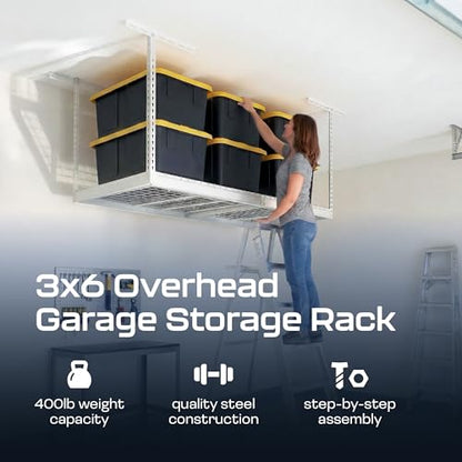 MonsterRax 3x6 Overhead Garage Storage Rack