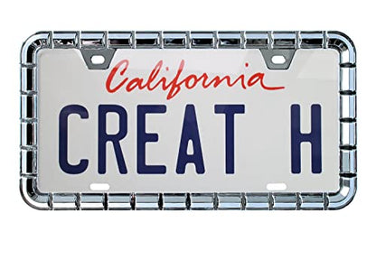 3D Chrome License Plate Frames