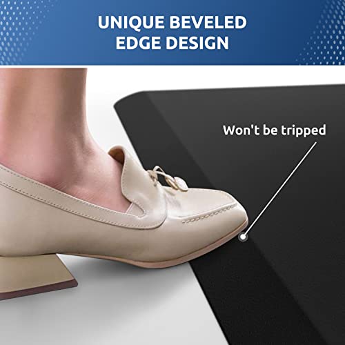 Kitchen Mat Cushioned Anti Fatigue Kitchen Rug 0.8inch Water Resistant Non Slip Kitchen Rugs and Mats Standing Desk Mat Comfort Floor Mats for Kitchen Sink Office