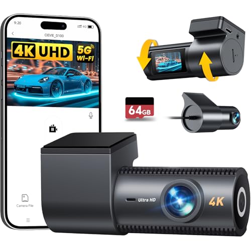 4K Dash Cam Front and Rear