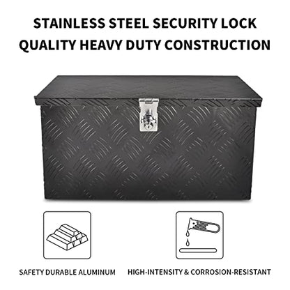 20 Inch Aluminum Tool Box 5 Bar Tread Flatbox for Truck Car Outdoor
