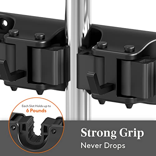 Mop and Broom Holder Organizer Wall Hanging Mount
